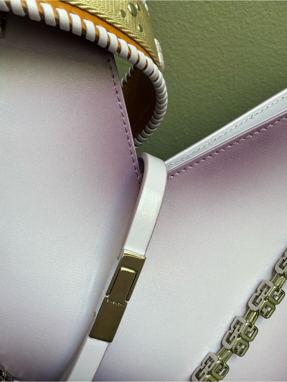 Givenchy Mauve Small Cut Out Bag - Picture 2 of 14